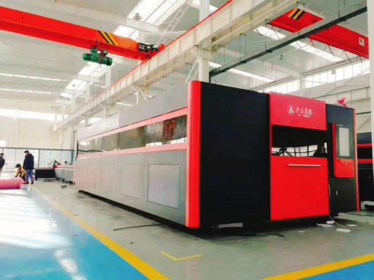 Precitec Laser Head 1000W-25000W CNC Fiber Laser Cutting Machine do obróbki arkuszy metalowych