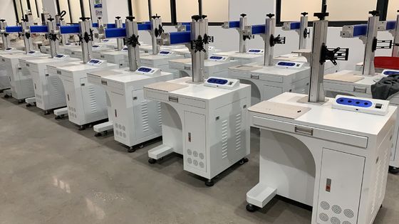 Maszyna do grawerowania laserowego metalowego szafki 30w 50w do oznakowania logo na metalu i niemetalu